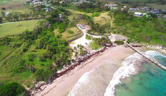 Ariel view of Skeetes Bay | Skeetes Bay Market